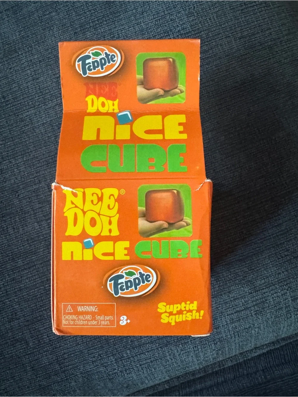 Fanta Doh Nice Cube - Orange Squishy Party Toy